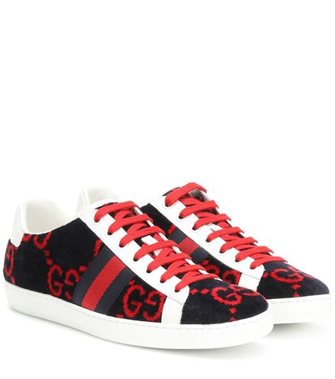 Gucci Women's Ace GG Terry Cloth Sneakers 